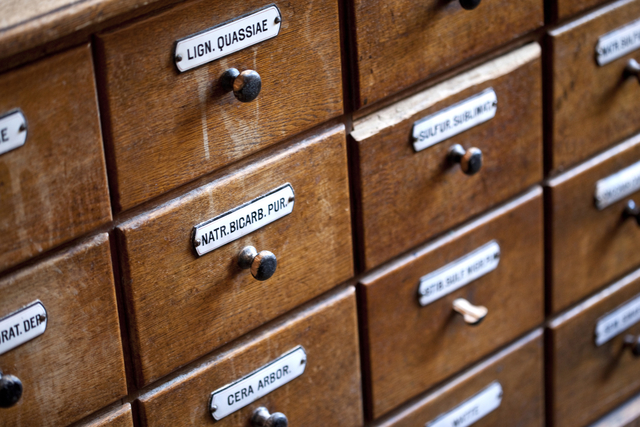 Herboristerie casiers